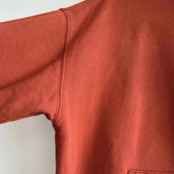 A New Day Quarter Zip Jacket, Brown/Copper, Size Medium - Picture 6 of 16